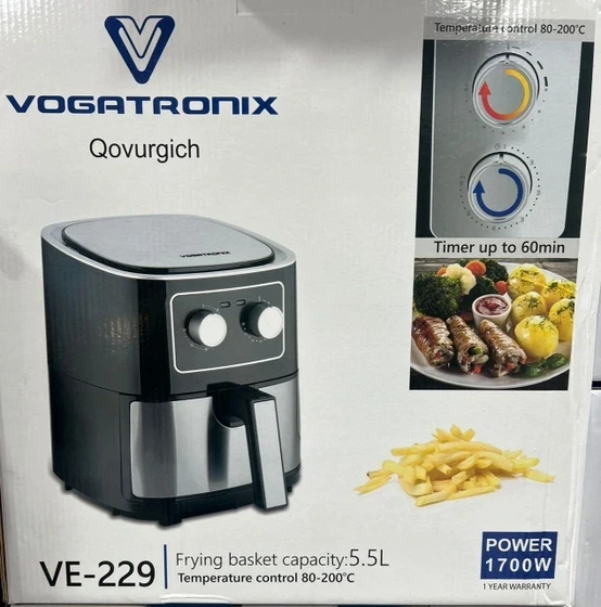 سرخ کن بدون روغن وگاترونیکس مدل VE-229