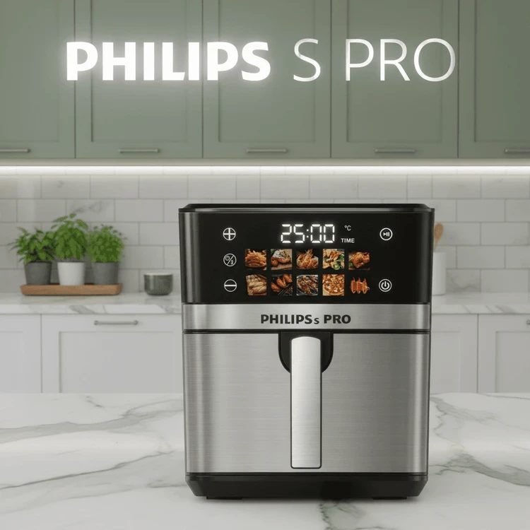 سرخ کن دوالنمت فیلیپس پرو - ظرفیت 15 لیتری تمام استیل سبددار قدرت 3000W وات - مدل PH-1890