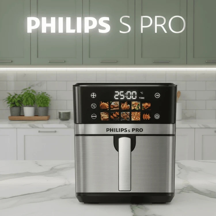 سرخ کن دوالنمت فیلیپس پرو - ظرفیت 15 لیتری تمام استیل سبددار قدرت 3000W وات - مدل PH-1890
