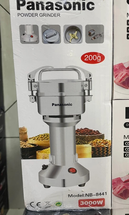 آسیاب صنعتی پاناسونیک- ظرفیت 200 گرم قدرت 3000W وات مدل NB-8441