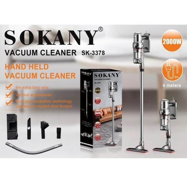 جارو برقی عصایی سوکانی مدل SOKANY SK-3378