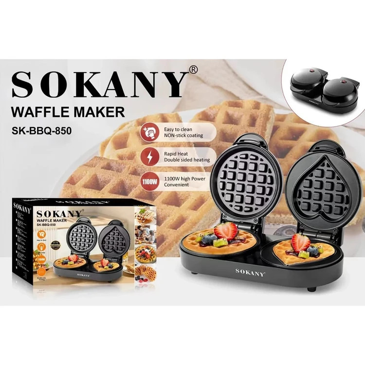 وافل ساز دوقلو سوکانی مدل SK-BBQ-850