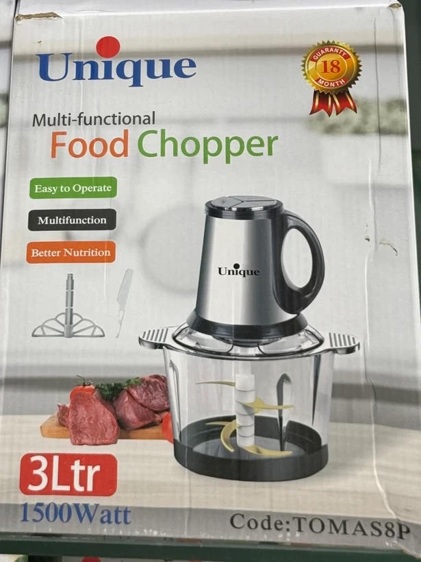 خردکن چندکاره Unique مدل TOMAS8P ظرفیت 3 لیتر با توان 1500 وات