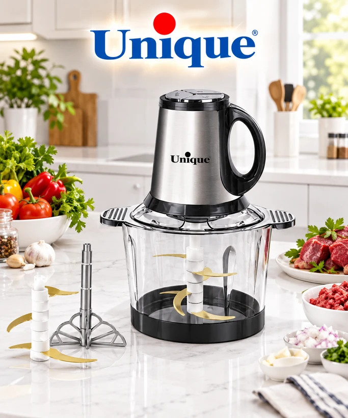 خردکن چندکاره Unique مدل TOMAS8P ظرفیت 3 لیتر با توان 1500 وات